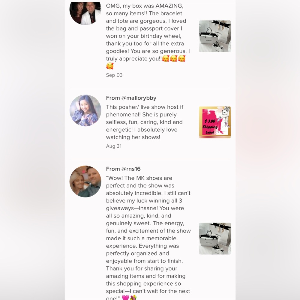 🌸 WELCOME TO MY LIVE LUXURY SHOW 🌸 - Picture 10 of 17